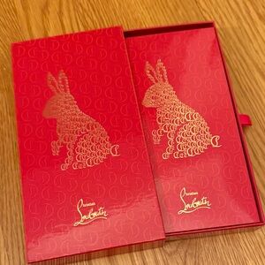 Christian Louboutin Year of Rabbit set of 8 envelopes in the box.